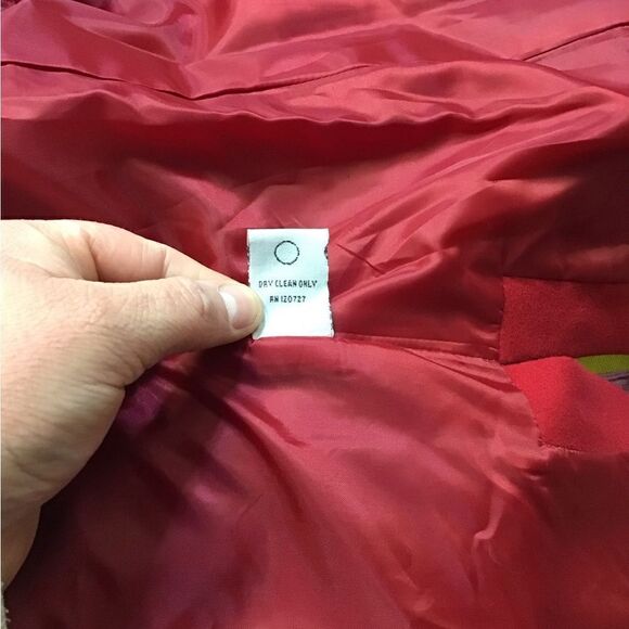 Harve Benard ladies 8 red blazer - Picture 3 of 5